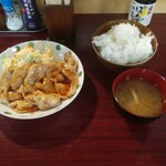 とり雅 - しょうが焼定食