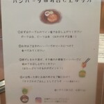 神戸ハンバーグウエスト - TKG の食べ方