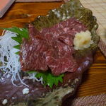 和食彩　匠家 - 馬刺し（霜降り）　1150円