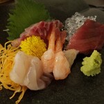 Tachibanaya - ◆「お造り」 旬魚 四点盛り