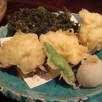 土佐料理 祢保希 新宿店 - 鱧と青さのり天婦羅