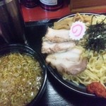 寅真らーめん - つけ麺（しょうゆ）大盛850円