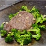 居酒屋のん太 - ジャンボステーキ、鉄板で焼きます