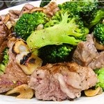 居酒屋のん太 - ジャンボステーキのアップ