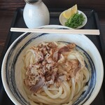 手打ち讃岐うどん たくま - 肉ぶっかけ(大・冷)