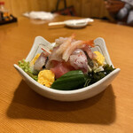 Sushi Izakaya Yataizushi - 海鮮サラダ(ハーフ)