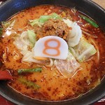 Hachiban Ramen - 野菜麻辣らーめん。