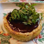 緒方 - 加茂茄子の田楽(木ノ芽添え)