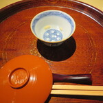 富小路 やま岸 - まずは胃を温めて。。