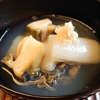 緒方 - 鮑の芋茎の葛煮