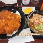 Fukuiya - 555(カツ丼) おろしそばセット  990円(税込)