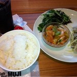Cafe&Meal MUJI - 3品デリ＋アイスコーヒー