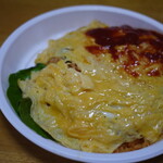 学大酒場エビス参 - 【自粛時】ホルモン入りオムライスあまーい♪