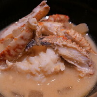 銀座 結絆 - 「とげくり蟹白味噌大根鍋モエシャン仕立て」蟹味噌入り