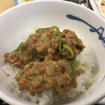 松屋 - 納豆ご飯。