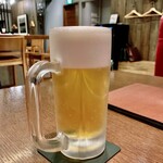 加藤牛肉店シブツウ - 生ビール
