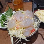 Okonomiyaki Doujou - えびしそチーズ焼き