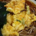 そば うどん 萩 - ほや天部分をアップでパチリ♪