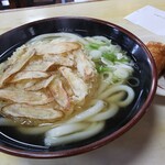 やぶしげうどん 川東店 - ごぼう天うどん第1形態。