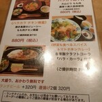 炭火焼き鶏とスパイスカレー 日本橋室町 ハラカラ - ランチメニュー