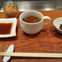 ステーキハウス 大和 - スープ
