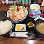 あっちゃん - 2020年6月　唐揚げ定食（800円）