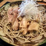なにわ翁 - 冷やし比内地鶏そばアップ