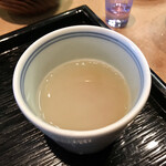 なにわ翁 - 蕎麦湯