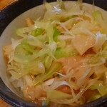 会津ラーメン 和 - ネギメンマ丼（少な目）