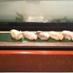 寿し芳 - 上寿司の１部。