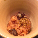 懐石料理 はし本 - 大将からのお祝い