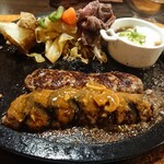 WOODSTOCK - ハンバーグと牛ハラミ肉のカルビ焼き