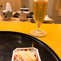 懐石料理 はし本 - ビールと搾菜