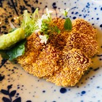 徳山鮓 - 高級素材の鮒の卵がいっぱいかかってます