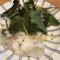 京都石塀小路豆ちゃ 日本橋 - タイのカルパッチョ