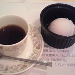 くまの - いちごミルクジェラート、コーヒー