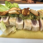 お酒とごはん　菜々 - マグロステーキ(にんにくバター醤油)