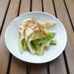 恵比寿 箸庵 - セロリの浅漬け