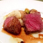 和牛のグリル 実山椒を使ったソース