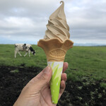 牛乳専科もうもう - コーヒー牛乳ソフトクリーム