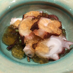 丿貫 - 丿貫(地蛸と蕨の土佐酢ジュレ掛け)