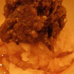 蕎麦 たじま - ふき味噌　鬼おろしポン酢かけ