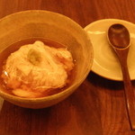 蕎麦 たじま - 山芋饅頭ゆばあんかけ