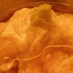 蕎麦 たじま - 山芋饅頭ゆばあんかけ；アップ