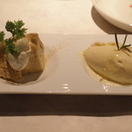 マザーエスタ - ローズマリーのアイスクリームときな粉のシフォンケーキ