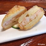 Nihon Ryouri Shinchaya - 京筍 海老真薯 挟み揚げ