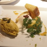 マザーエスタ - 人参のパウンドケーキとカボチャと豆乳のアイス