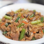 らーめん天上 - 新登場の旨辛スタミナめし