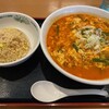 Hidakaya - 担々麺･半チャーハンセット(900円)