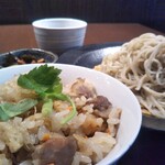 Fujino - 炊き込みご飯とお蕎麦のセット